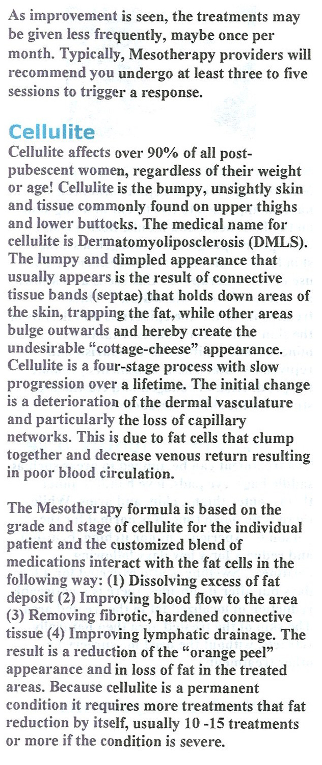  mesotherapy 